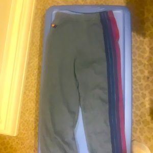 Aviator Nation Kids 5 stripe Sweatpants - Never worn